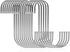 SumDirect Heavy Duty S Hooks - 5 Pack, 5.7 Inch Extra Large Stainless Steel S Shaped Hooks