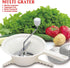 Multifunctional Manual Food Grinder Mixer - Salad Vegetable Fruit Blender with 3 Interchangeable Discs