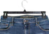 HangOn Pants Hangers, 14 Inch Recycled Plastic with Ridged Clips, Pack of 10 in Black