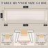 72 Inches, yuboo Beige Table Runner Boho Dresser Runners for Bedrrom, Spring Macrame Coffee Table Runner for Dining