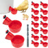 Pack of 16 Automatic Chicken Drinkers with Drill,Chicken Water Dispenser,Water Drinker,Poultry Drinker