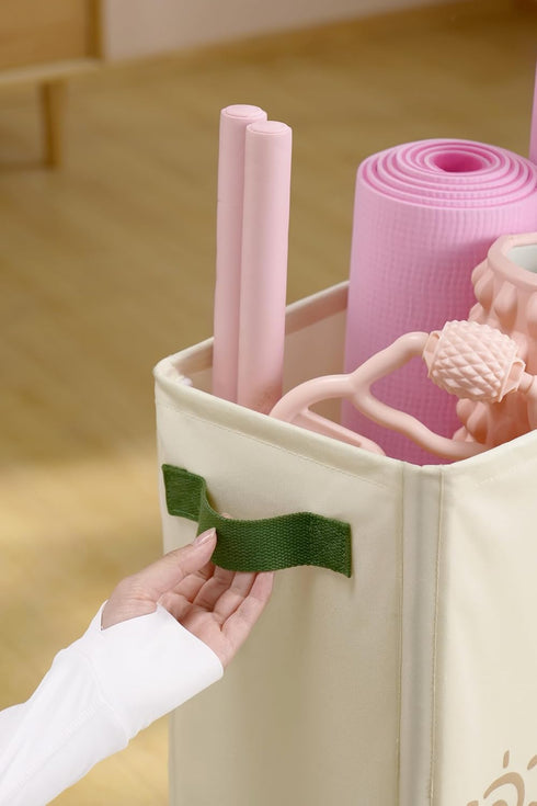 Yoga Mat Storage Racks, Home Gym Storage for Foam Roller, Yoga Strap, Thick Mats & Resistance Bands, Fitness Organizer