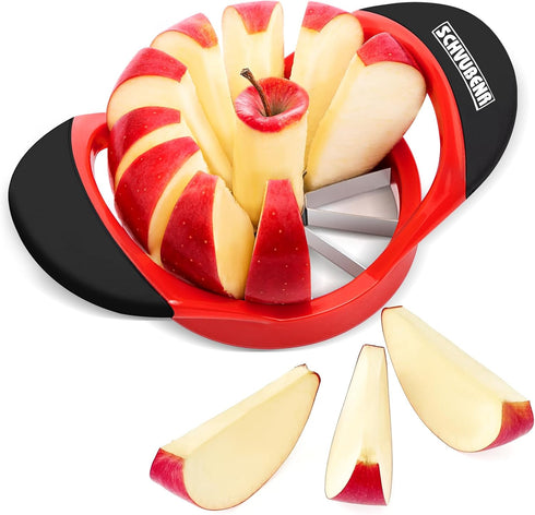 SCHVUBENR 3.5 Inch Apple Slicer with 12 Sharp Blades - Professional Apple