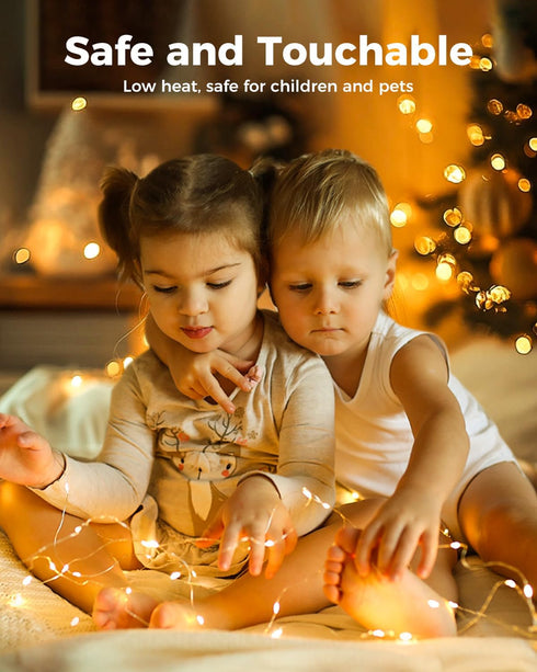 3 Pack 7FT 20 btfarm Fairy Lights Battery Operated, LED Mini String Lights Waterproof Silver Wire for Mason Jars
