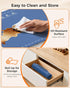 3 Settings, 10s COWSAR Food Warming Mat, Silicone Electric Warming Tray for Buffet Party and Home, Temp Fast Heating