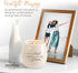 Pavilion Light Your Way Memorial Ceramic Vessel, 100% Soy Wax Candle, 8 oz, White