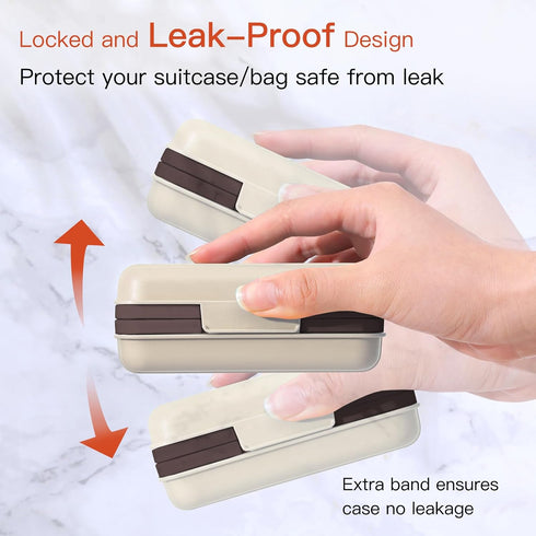 Quatish Leakproof Bar Soap Holder Dish with Lid for Shower, Portable Travel Soap Case Box for Gym, Camping, Hiking