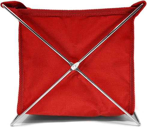 Mediz Foldable Shoe Cover Holder (Red) with Bonus Door Hanger - Please Use Shoe Covers