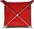 Mediz Foldable Shoe Cover Holder (Red) with Bonus Door Hanger - Please Use Shoe Covers
