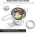 Tea Infuser, Stainless Steel Tea Steeper with Fine Mesh Filters, Large Capacity Strainer for Loose Leaf Tea