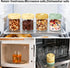 Hotbird 4-Pack 14oz Overnight Oats Containers with Lids, Glass Mason Jars for Overnight Oats Salad Yogurt Sugar Snacks