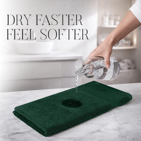 12 Pack 100% 12 12 Inches, 550 RIVERSIDE Premium Cotton Face Wash Cloths, x Soft & Absorbent Face Towels for Bathroom