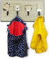 Nursery Kids Animal Coat Rack Wall Hooks, Wooden Cute Safari Giraffe Lion Hangers for Kids Room Decor
