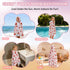 JOPJOLIW 30" 50", Cozy Strawberry Hooded Towel for Kids,Cute Pink Hooded Blanket for Toddlers X Warm Wearable Bath