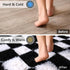 5x7 Rugs for Living Room Bedroom, ft Black and White Checkered Area Rug, Fluffy Soft Washable Carpet, Modern Non-Slip