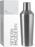 Simple Modern Cocktail Shaker Set with Jigger Lid | Stainless Steel Boston Shaker Insulated Martini Mixer | 20oz