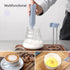 Powerful Electric Milk Frother Set, Rechargeable Drink Blender with Stand, Handheld Milk Frother for Coffee,