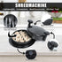 Chicken Shredder Tool Twist, Non-Skid Base Meat Shredder with Handles for Beef, Pork, and Chicken (Black)