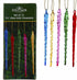 Kurt Adler 5.25-Inch Glass Multicolored Icicle Ornament - 12 Piece Box Set