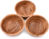 Handmade Acacia Wood Bowl Set of 3 for Nuts, Candy, Appetizers, Snacks, Ideal for Dinner Parties & Family Gatherings