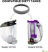 Replacement Dirty Tank Bottom Ring Cap for Bissell ProHeat 2X Revolution Carpet Cleaners