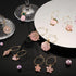 Hicarer 31 Pieces Wine Glass Charms Set Including 31 Mixed Enamel Champagne Stem Glass Charms and 31 Golden Rings for