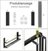 DongMaple 14.6"-26.4"2-Tier 6 Shoe Rack Expandable Metal Hanging Shoe Organizer Holds Pairs of Shoes,Wall-Mounted Shoe