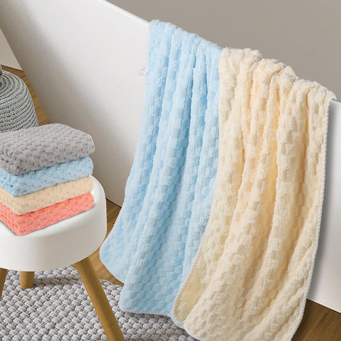 4 Pack 27.5 55, Set Microfiber Bath Towels Large, Super Absorbent, Quick Dry, Plush and Fluffy, x Luxury Towel