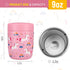 9oz Charcy Stainless Steel Vacuum Insulated Kids Food Jar - Soup Thermo for Hot & Cold Food - Pink Unicorn W