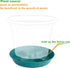 Feyvdzv 4 Pack 10 inch, 8 12 14 17 inch, Plant Saucer Plant Stand Plastic Plant Saucers for Indoors Outdoor, Heavy Duty