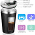 VEGOND 12oz Black Tumbler - Stainless Steel Vacuum Insulated Double Wall Travel Tumbler with Lid and Straw, Reusable (1