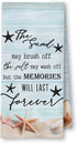 ArtisaEura Coastal Beach Hand Towels for Bathroom, Coastal Beach Kitchen Towels, Starfish Seashell