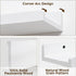 16 inch Set 3, Floating Shelves for Wall, Solid Wood Picture Ledge Shelf for Wall Storage, Nursery Book Shelves