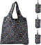 HOLYLUCK Heavy Duty Reusable Grocery Bags, Foldable Shopping Tote Bag (Standard, 3 Dog Paw Prints)