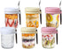 novelinks 6 Pack Overnight Oats Containers with Lids and Spoons,16 Oz Mason