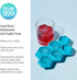 TrueZoo Diamond Silicone Mold Tray for Whiskey Bath Bombs, Candy, Soap, DIY Crafts, Blue, Set of 1