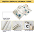 13x108 Inch PROCIDA Blue Beach Table Runner Tropical Ocean Coastal Table Runners Seashell Burlap Seasonal Nautical