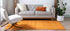 Unique Loom Trellis Frieze Collection Area Rug - Geometric Design (2' x 3' 1", Orange/Ivory)