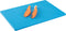 Restaurantware RW Base Cutting Board, 18 x 12 Inch, Color Coded Chopping Board, Blue Plastic, No Scratch, Dishwashable