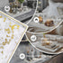15.8" 10.2" 1.4" MAONAME White Decorative Tray with Handles, Plastic Serving Tray for Coffee Table, Marbling