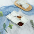 Square-Shaped Ceramic Sauce Dish, 4 PCS Multipurpose Sushi Dipping Bowl Appetizer Plates Serving Dish