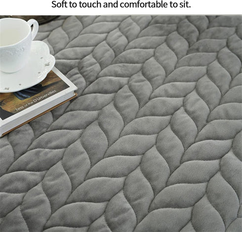 JeogYong Thick Plush Bay Window Mat, Non-Slip Crystal Velvet Cushion Pad for Indoor Tatami Sofa Decor, Modern Windowsill
