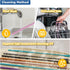 2Pcs 6mm+9mm, YOTIME Silicone Straw Cleaner Brush, Reusable Straw Brush Extra Long for Cleaning Tumbler with Handle