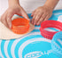 NELPLA Two Side Round Cookie Cutters - Biscuit Cutters and Fondant Cake Cutters, Set of 6 PCS, Assorted Color