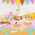 Bzhouyy 121pcs Summer 24 Ice Cream Party Supplies Kit, Includes Ice Cream Themed Plates Cups Napkins Cutlery Touchdown