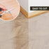 4'6' Area Floor Mat for Under High Chair, Transparent No Slip Waterproof Vinyl Area Rug for Home, Spill Resistant Hard