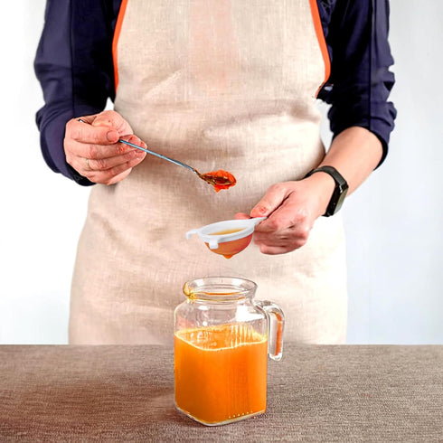HIC Kitchen Double-Ear Fine Mesh Strainers, BPA Free, Set of 4 Sizes - 3, 4, 5.5, and 7-Inch Diameter