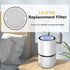 LV-H132 Replacement Filter - Compatible with LEVOIT LV-H132 Air Purifier, 3-in-1 H13 True HEPA Filter, 4 Pack