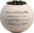 Pavilion Gift Company 19093 4-Inch Terra Cotta Candle Holder, Forever in My Heart, White