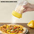 WonLiq 12-Ounce Glass Parmesan Cheese Shaker with Airtight Lid - Anti-Clogging Dispenser for Grated Cheese, Sugar